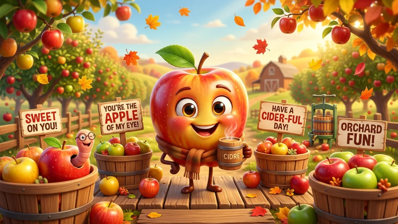 700+ Best Apple Puns, Crisp Orchard Jokes & One-Liners Directory